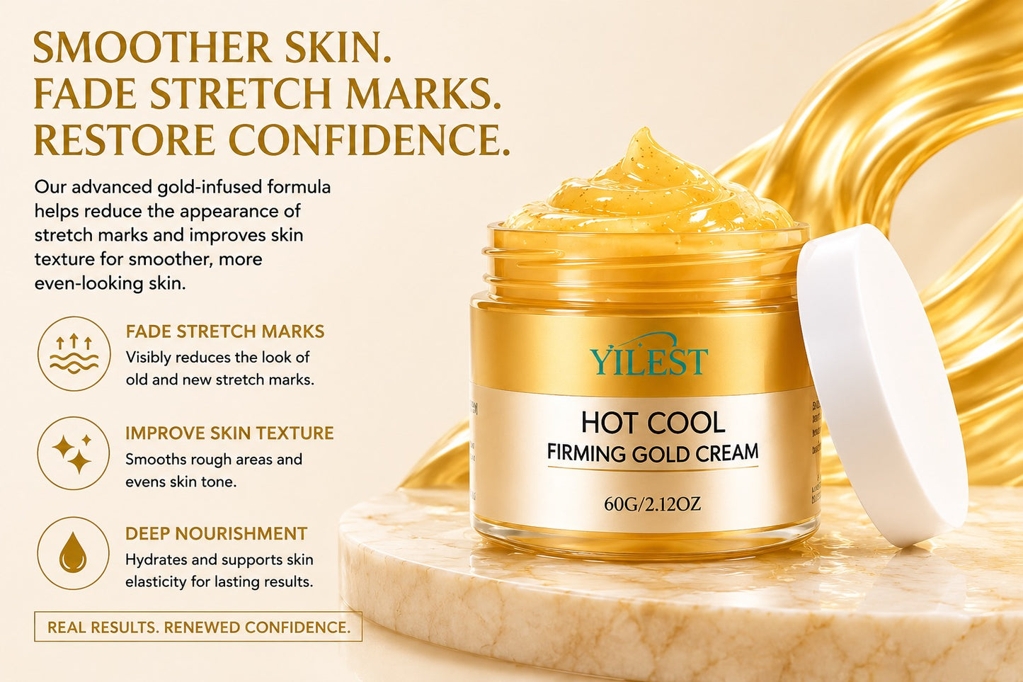Gold Firming Cream – Smooth, Lift & Glow