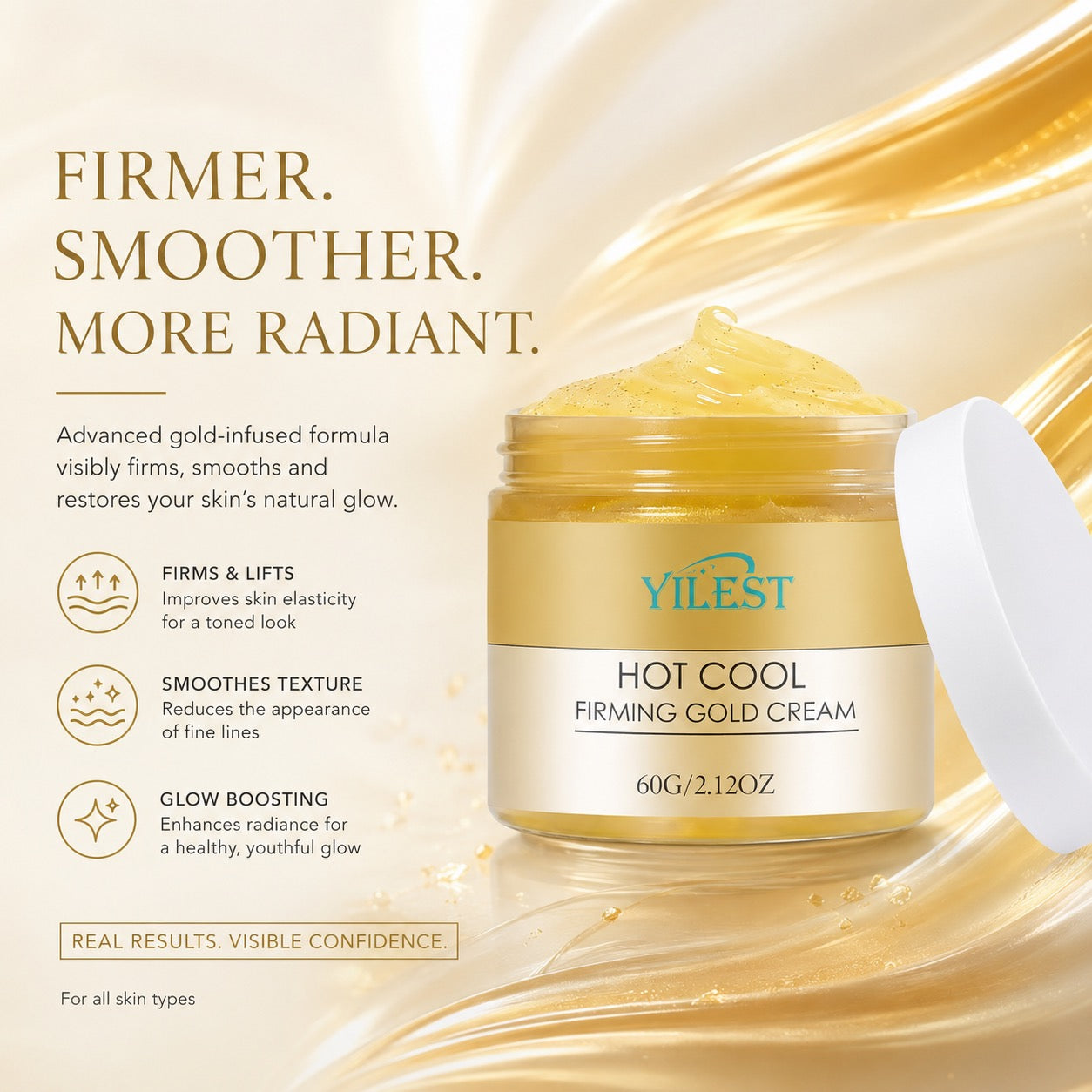 Gold Firming Cream – Smooth, Lift & Glow